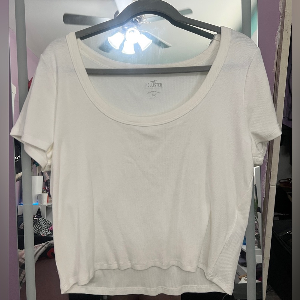 White babydoll tee
